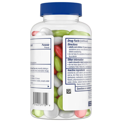 미국직구 텀스 제산제 TUMS Antacid Chewy Bites Assorted Wintermint & Vanilla Cream, 108 Chewable Tablets