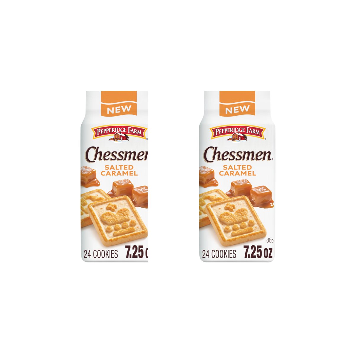 미국직구 3x Pepperidge Farm 과자 206g 2팩 / 3x | Pepperidge Farm Chessmen Salted Caramel Cookies, 2