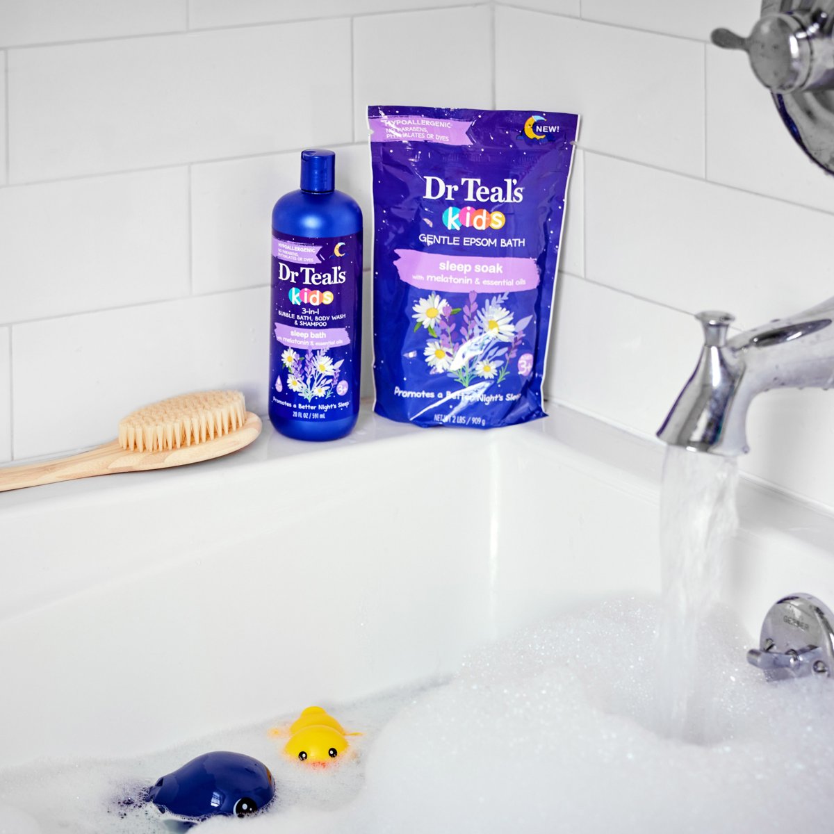 미국직구 Dr Teal's Kids 샴푸 591ml / Dr Teal's Kids 3-in-1 Bubble Bath, Body Wash & Shampoo with 5