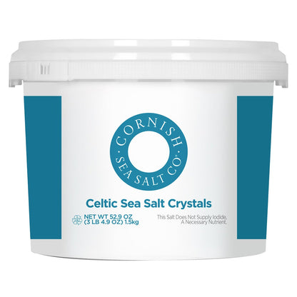 미국직구 Cornish Sea Salt Company Celtic Sea Salt Crystals, 52.9 oz