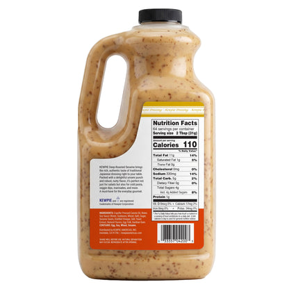 미국직구 KEWPIE Deep-Roasted Sesame Dressing & Marinade, 64 fl oz