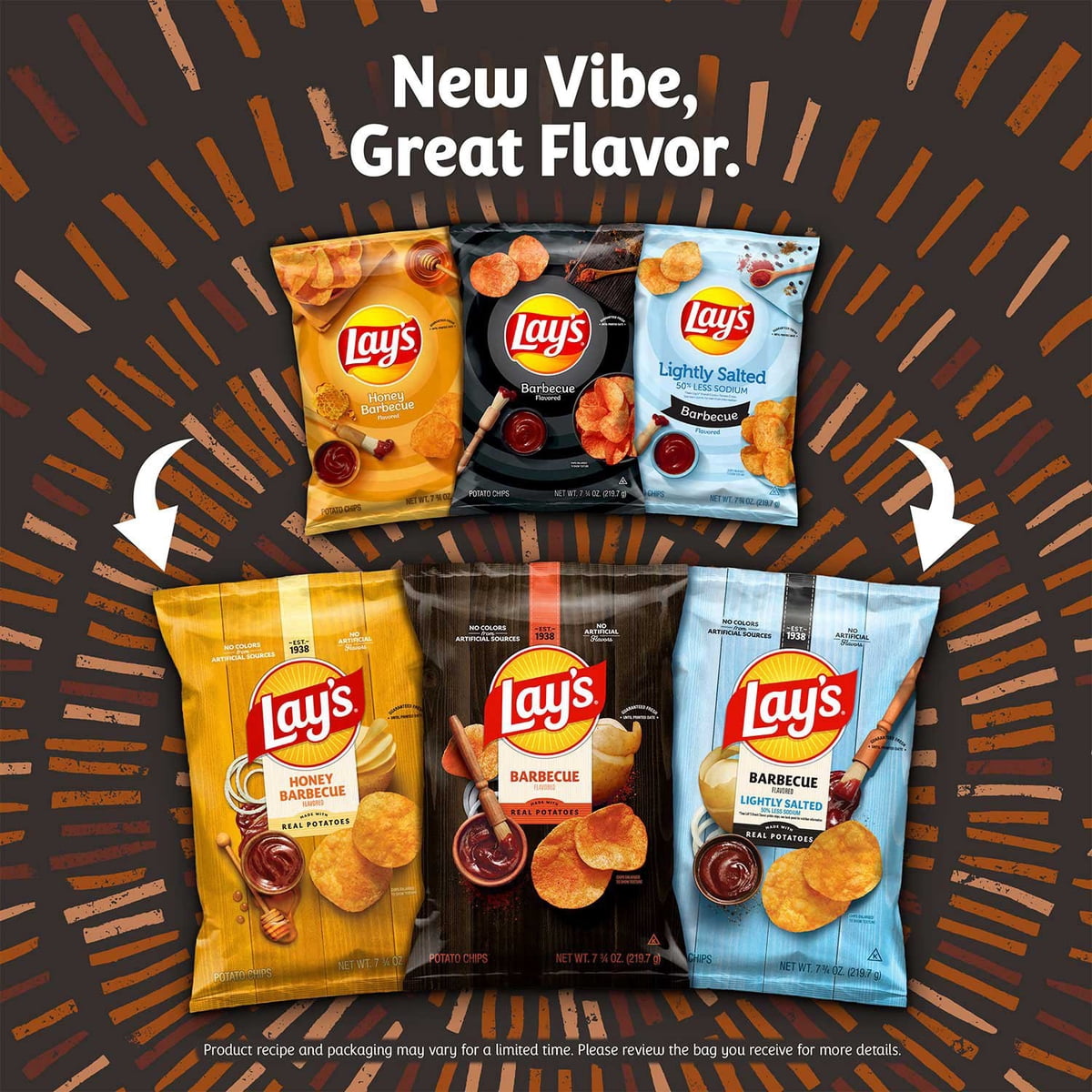미국직구 Lay's Barbecue Potato 28g / Lay's Barbecue Potato Chips, 28g, 50 pk. 5