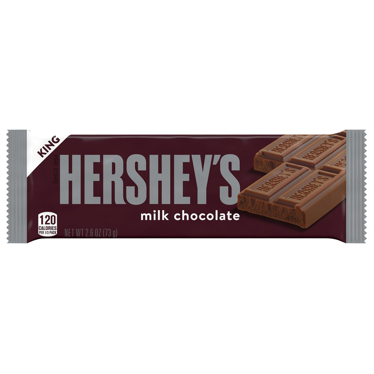 미국직구 허쉬 King Size, Milk Chocolate, 2.6 oz, 18 ct