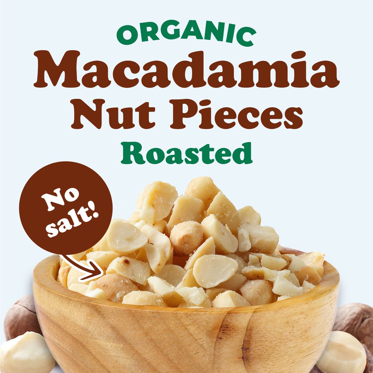 미국직구 Organic Dry Roasted 견과 / Organic Dry Roasted Macadamia Nuts Halves and Pieces, 8 Ounc 3