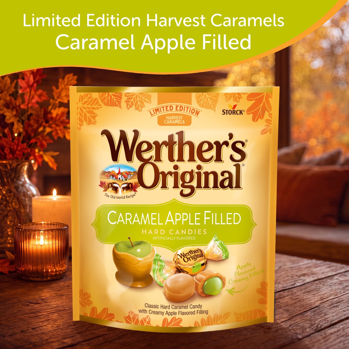 미국직구 Werther's 266g 2팩 / Werther's Original Limited Edition Fall Harvest Caramel Apple Fil 3