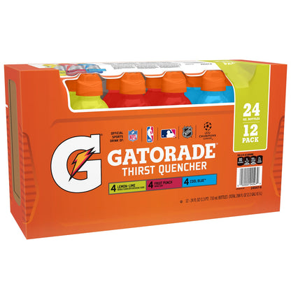 미국직구 게토레이 Thirst Quencher, Variety Pack, 24 fl oz, 12 ct