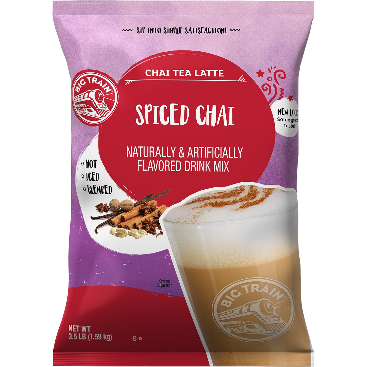 미국직구 Big Train Chai Tea Latte Drink Mix, Spiced Chai, 3.5 lbs
