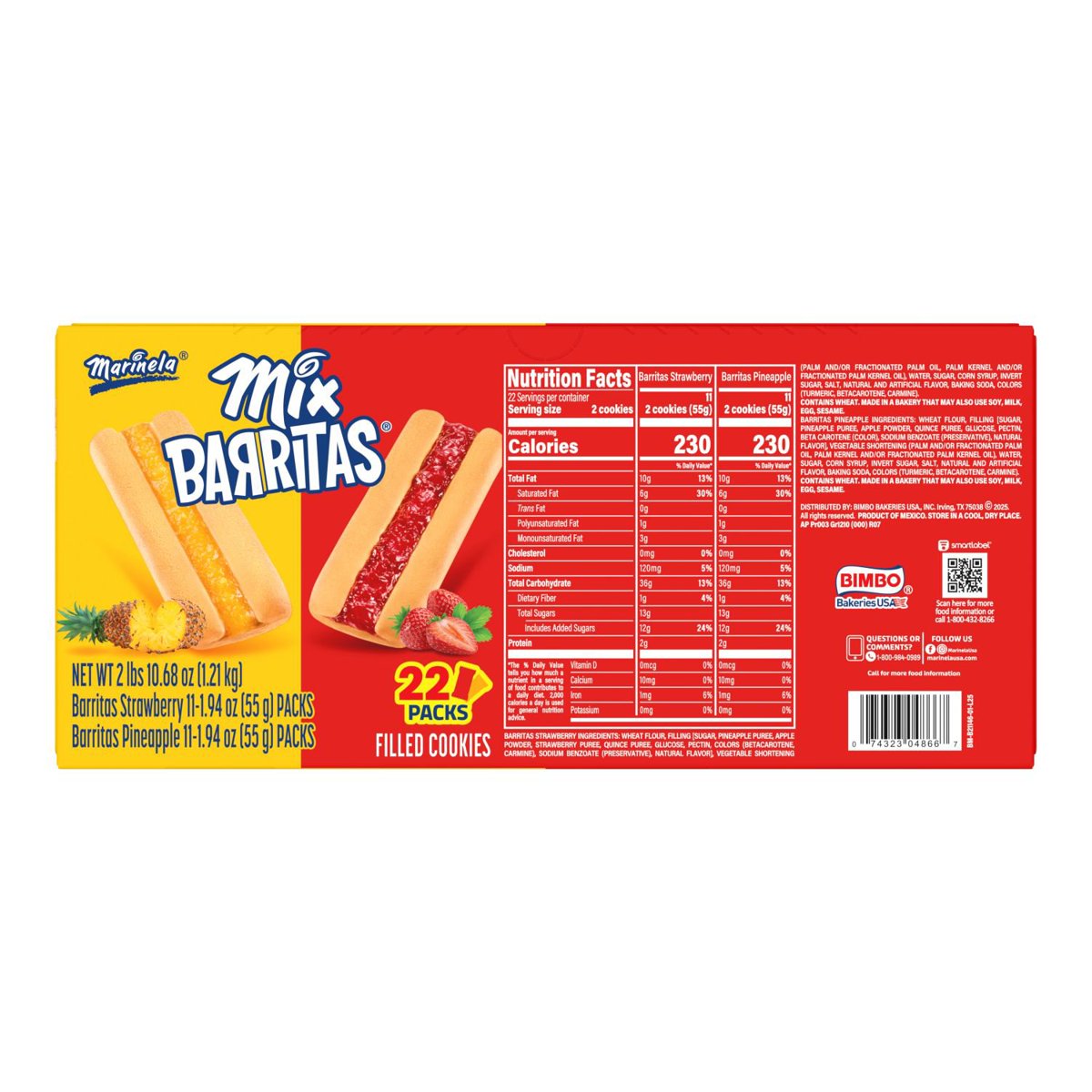 미국직구 Marinela Barritas 53g / Marinela Barritas, 53g, 22 pk. 5