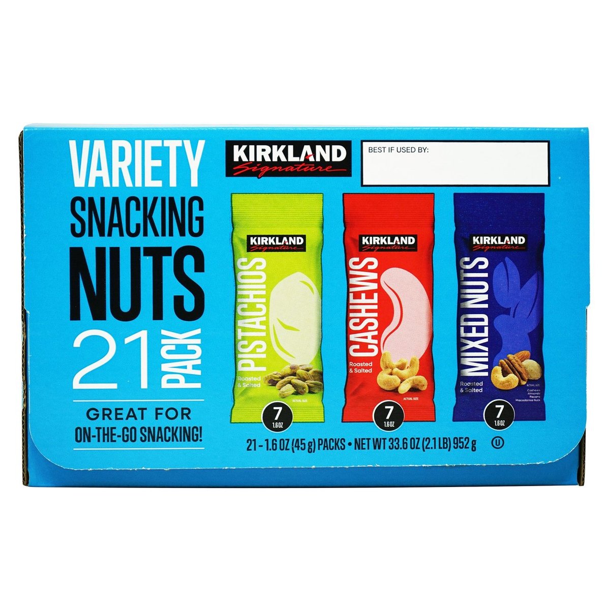 미국직구 Kirkland Signature Snacking 견과 45g / Kirkland Signature Snacking Nuts Variety Pack, 2 3