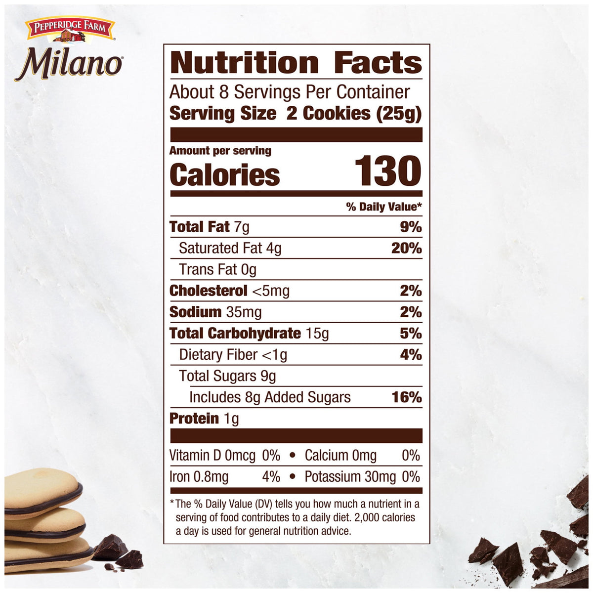 미국직구 페퍼리지팜 Milano Cookies, Raspberry Chocolate, 7 oz Bag
