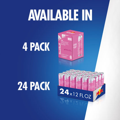 미국직구 레드불 Pink Edition Energy Drink,  Wild Berries,  12 fl. oz.,  6 x 4 Cans