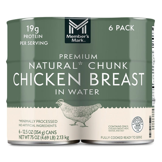 미국직구 멤버스마크 354g 6팩 / Member's Mark Premium Chunk Chicken Breast, 354g, 6 ct. 1
