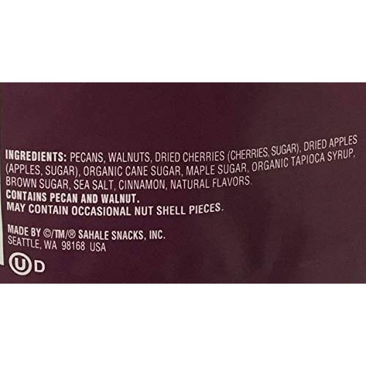 미국직구 Sahale Snacks Maple 견과 377g / Sahale Snacks Maple Pecan Glazed Mix, 1 Bag, 377g, with 2