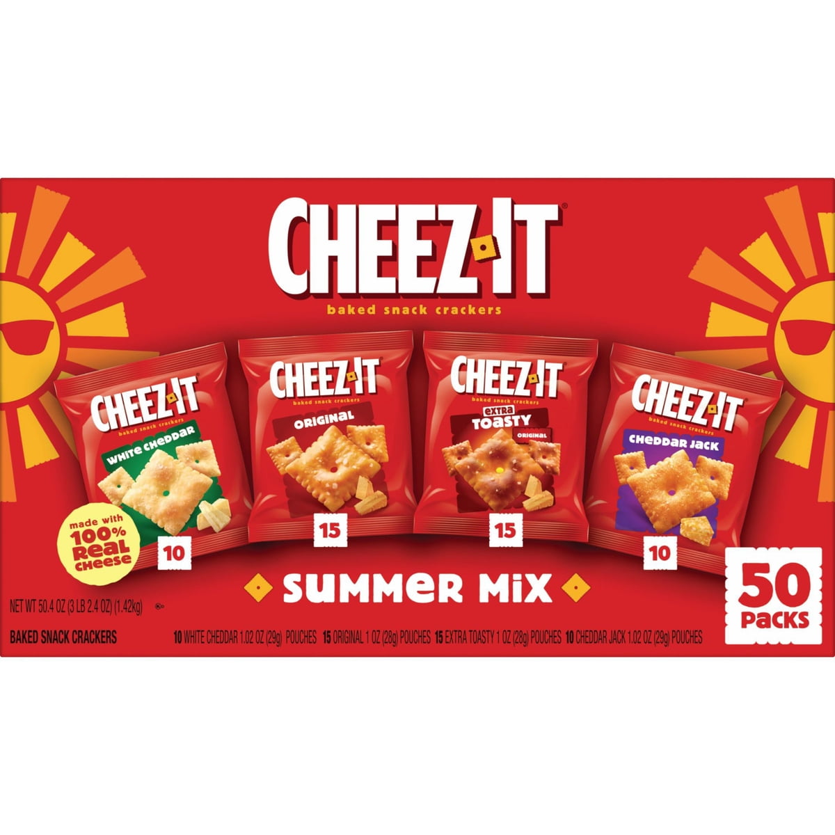 미국직구 Cheez-It Crackers Summer 과자 28g / Cheez-It Crackers Summer Mix Variety Pack, 28g, 50  7