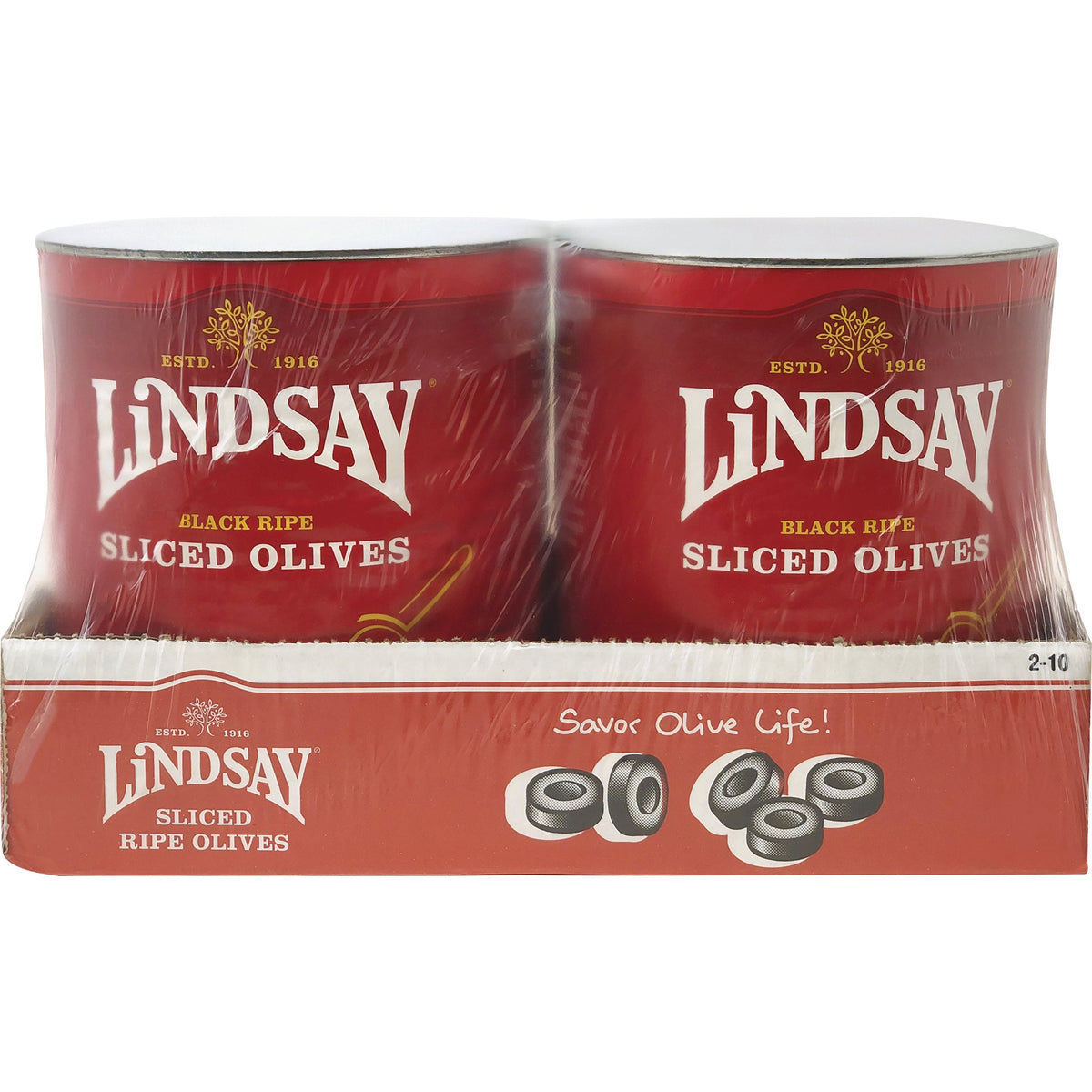 미국직구 Lindsay Sliced Black Olives, #10 can, 3 lbs 7 oz, 2 ct 