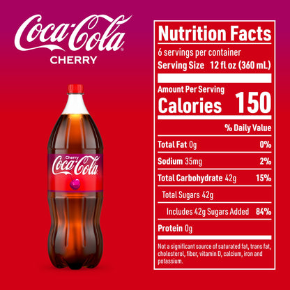 미국직구 코카콜라 Cherry Soda Pop Bottle, 2 Liters