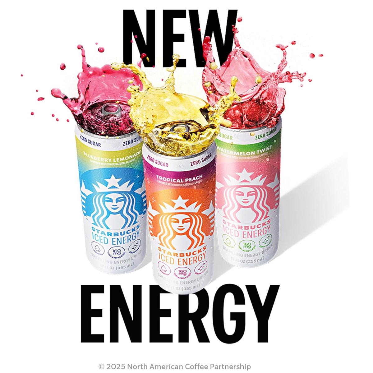 미국직구 Starbucks Iced Energy 355ml 2팩 / Starbucks Iced Energy Blueberry Lemonade 355ml Can,  3
