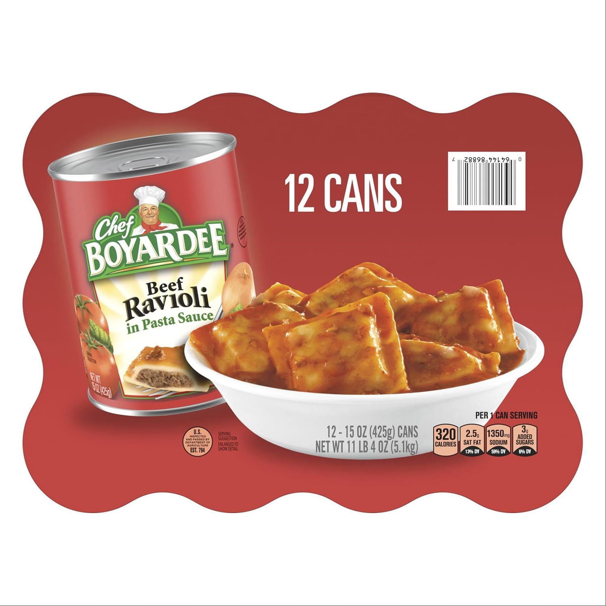 미국직구 Chef Boyardee Beef 425g / Chef Boyardee Beef Ravioli 425g, 12 pk. 7