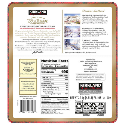 미국직구 Kirkland Signature Walkers Shortbread Cookies, 74.1 oz
