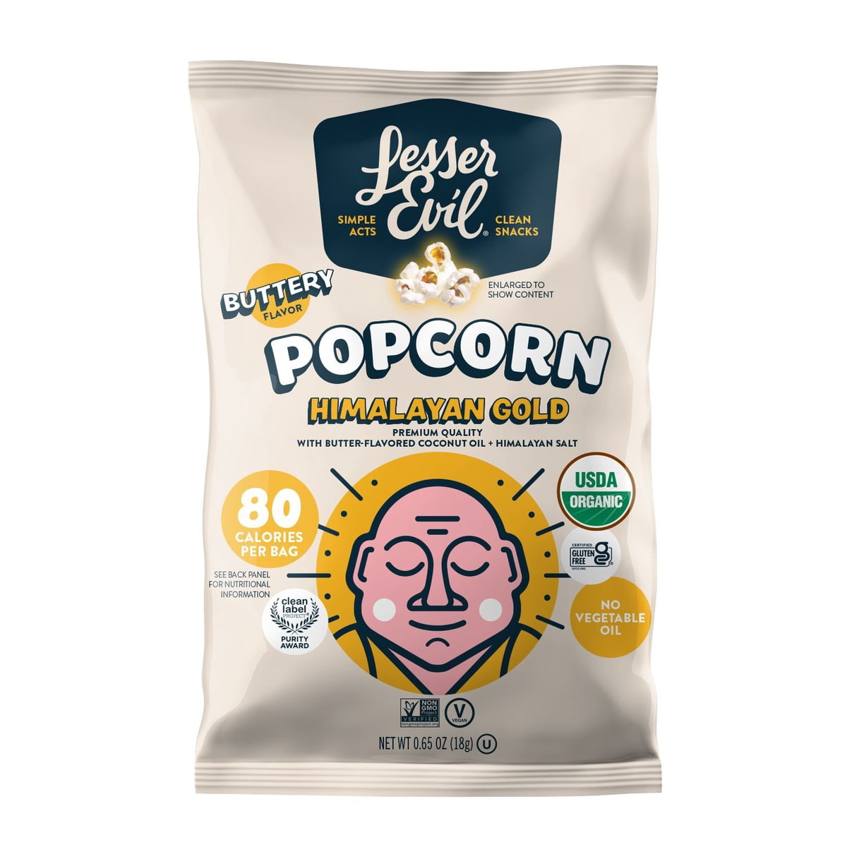미국직구 Lesser Evil 18g / Lesser Evil Premium Popcorn Variety Pack, 18g, 28 pk. 6