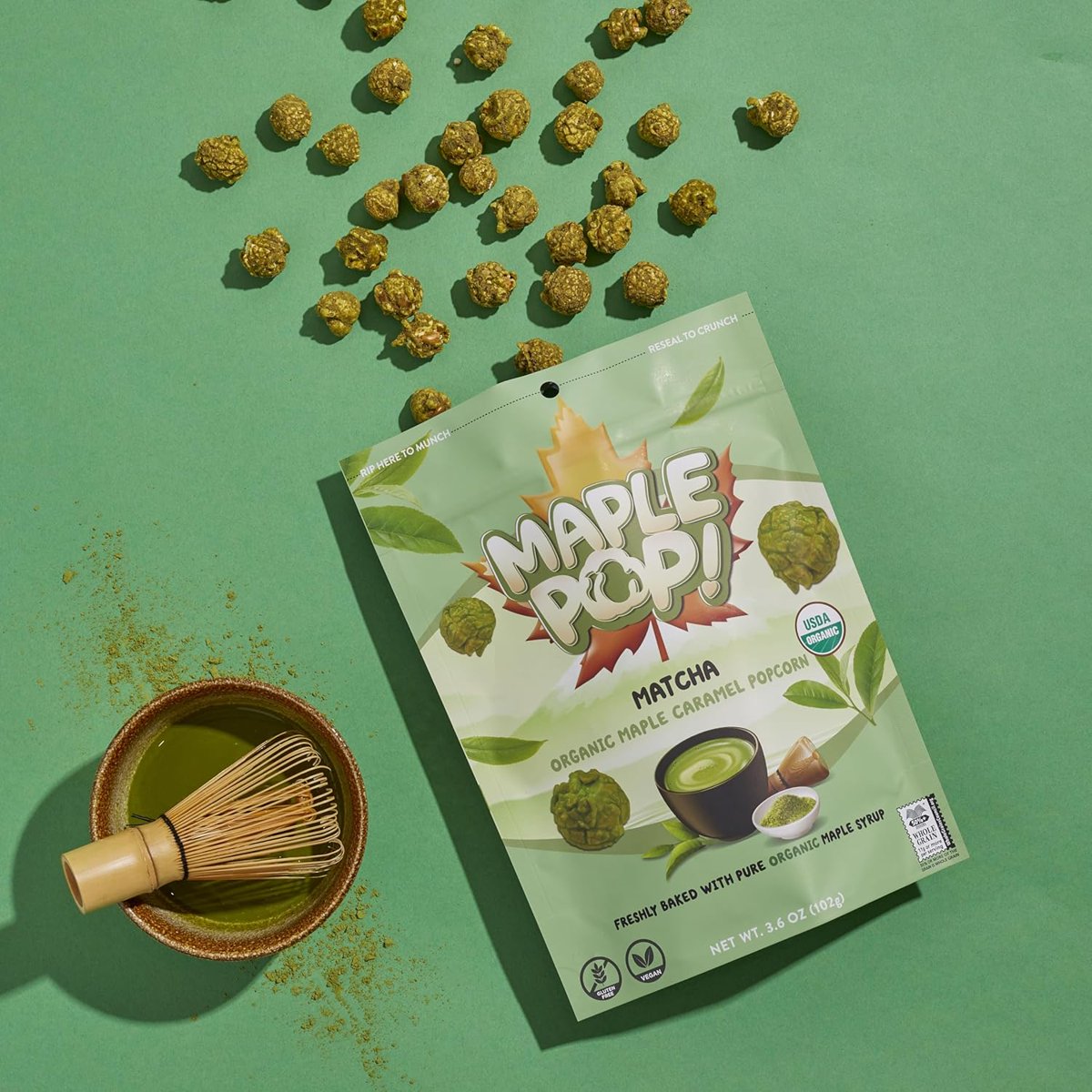 미국직구 102g 12팩 / (Pack Of 12) Maple Pop Popcorn Caramel Matcha 102g 5