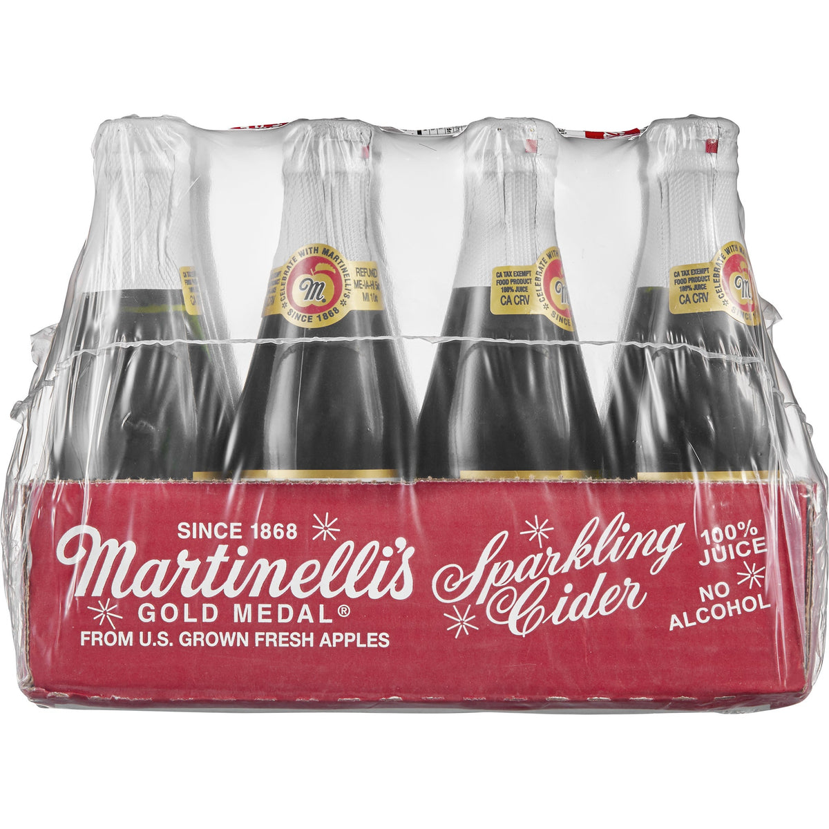미국직구 Martinelli's Sparkling Cider, Apple, 8.4 fl oz, 12 ct