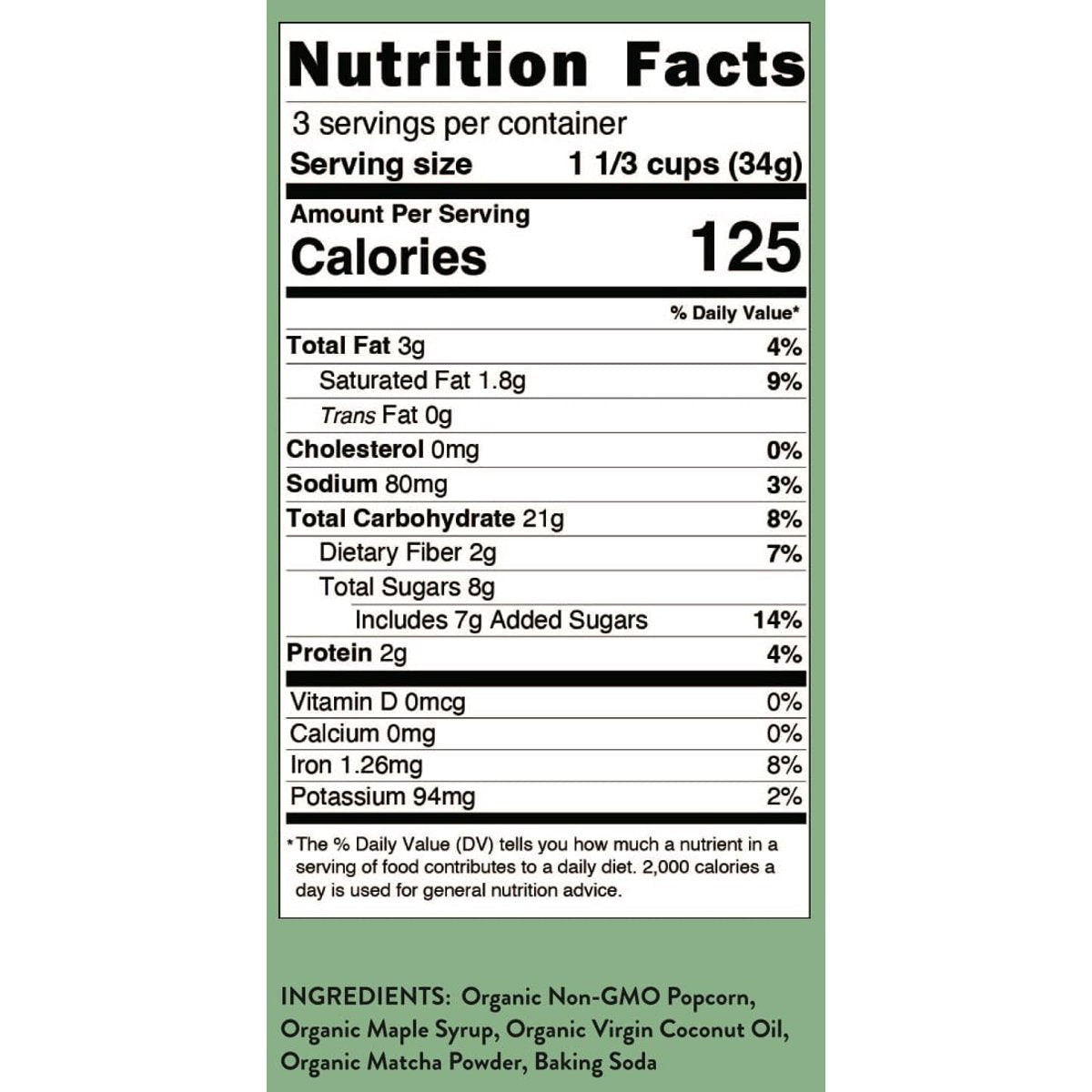 미국직구 102g 12팩 / (Pack Of 12) Maple Pop Popcorn Caramel Matcha 102g 3
