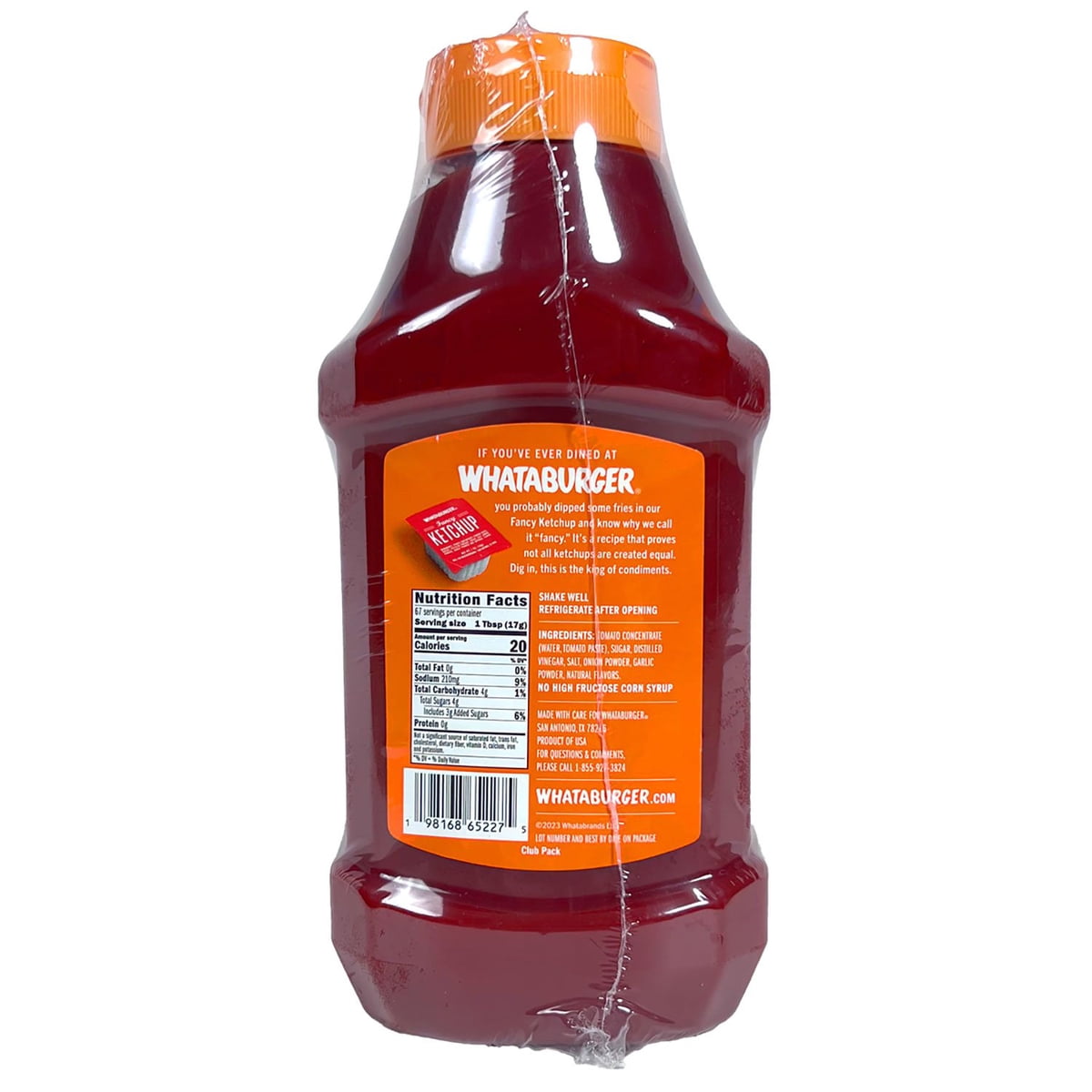 미국직구 Whataburger Fancy Ketchup 1.1kg / Whataburger Fancy Ketchup, 1.1kg, 2 pk. 5