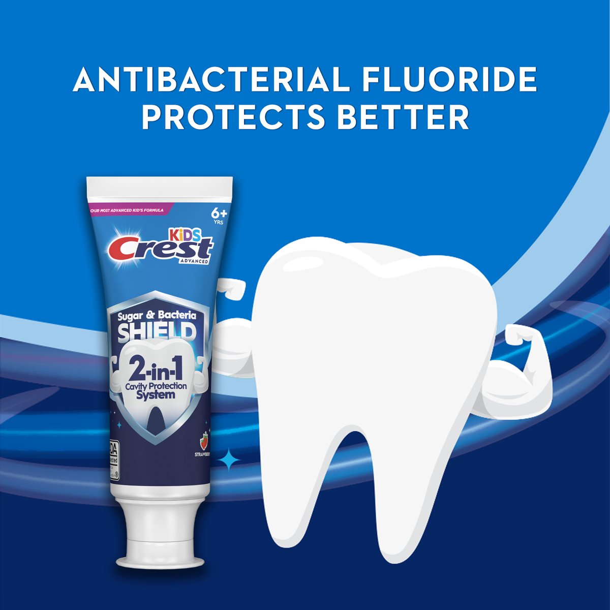 미국직구 Crest Toothpaste 116g / Crest Toothpaste, Kids Sugar Bacteria Shield Fluoride Toothpa 4