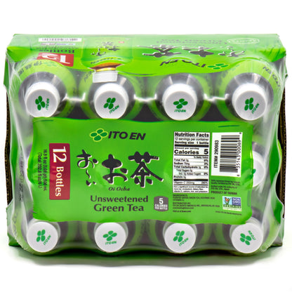 미국직구 ITO EN Oi Ocha Green Tea, Unsweetened, 16.9 fl oz, 12 ct