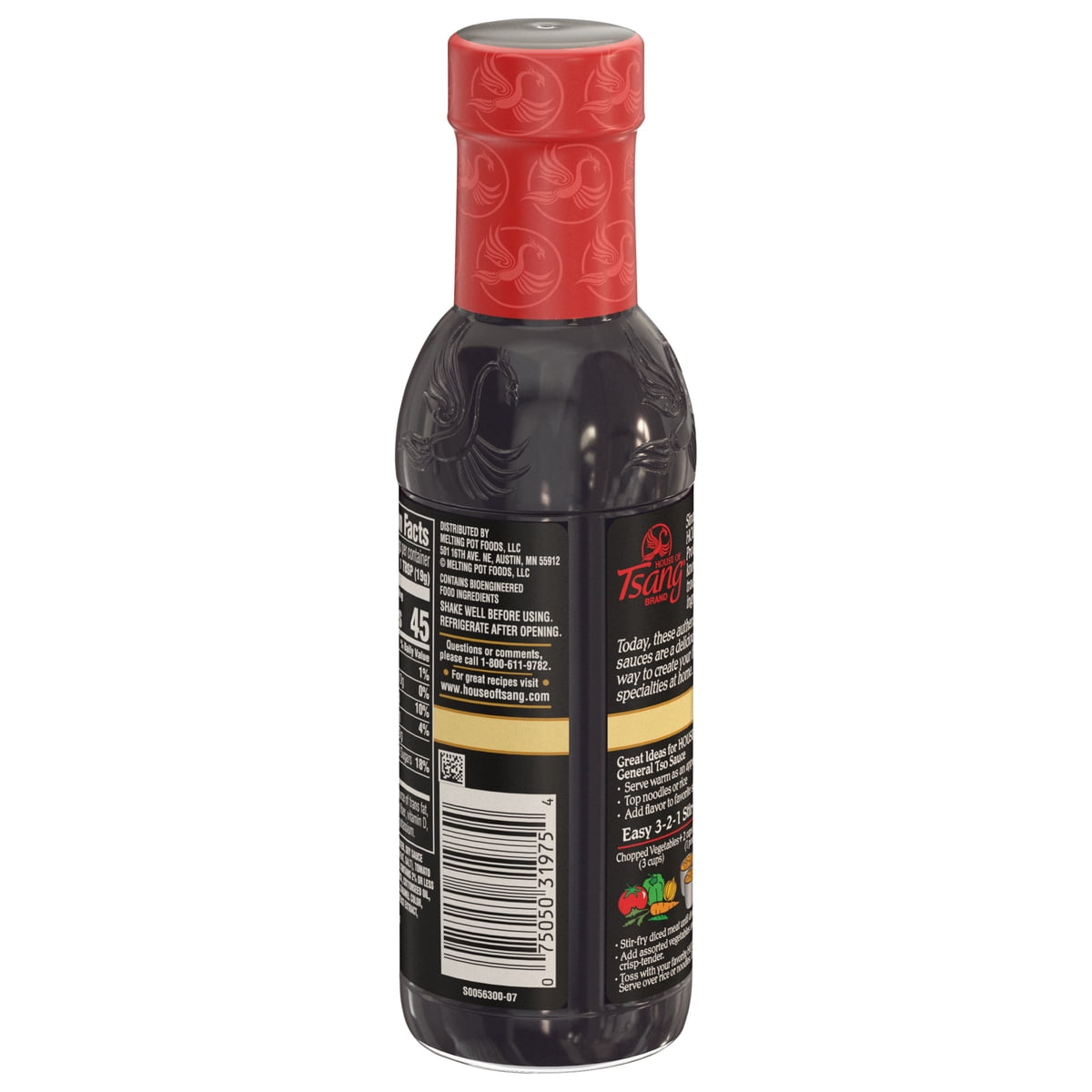 미국직구 HOUSE OF TSANG 373ml 2팩 / HOUSE OF TSANG General Tso Stir-Fry Liquid Sauce, Shelf-Sta 2