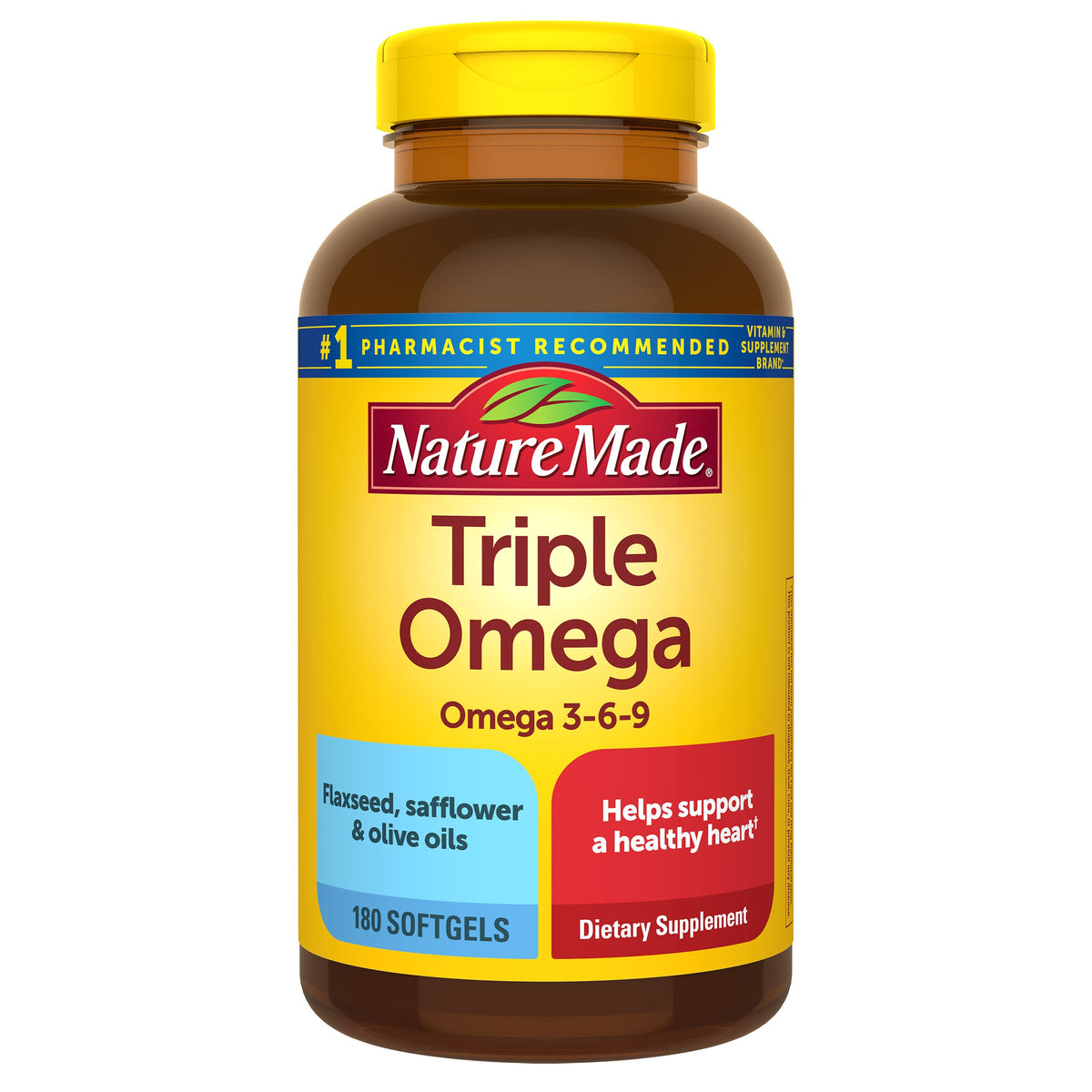 미국직구 네이처메이드 오메가3 Nature Made Triple Omega 3-6-9, 180 Softgels