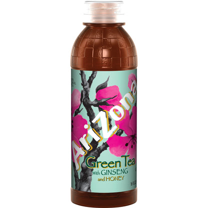 미국직구 AriZona Green Tea, Ginseng and Honey, 16 fl oz, 24 ct