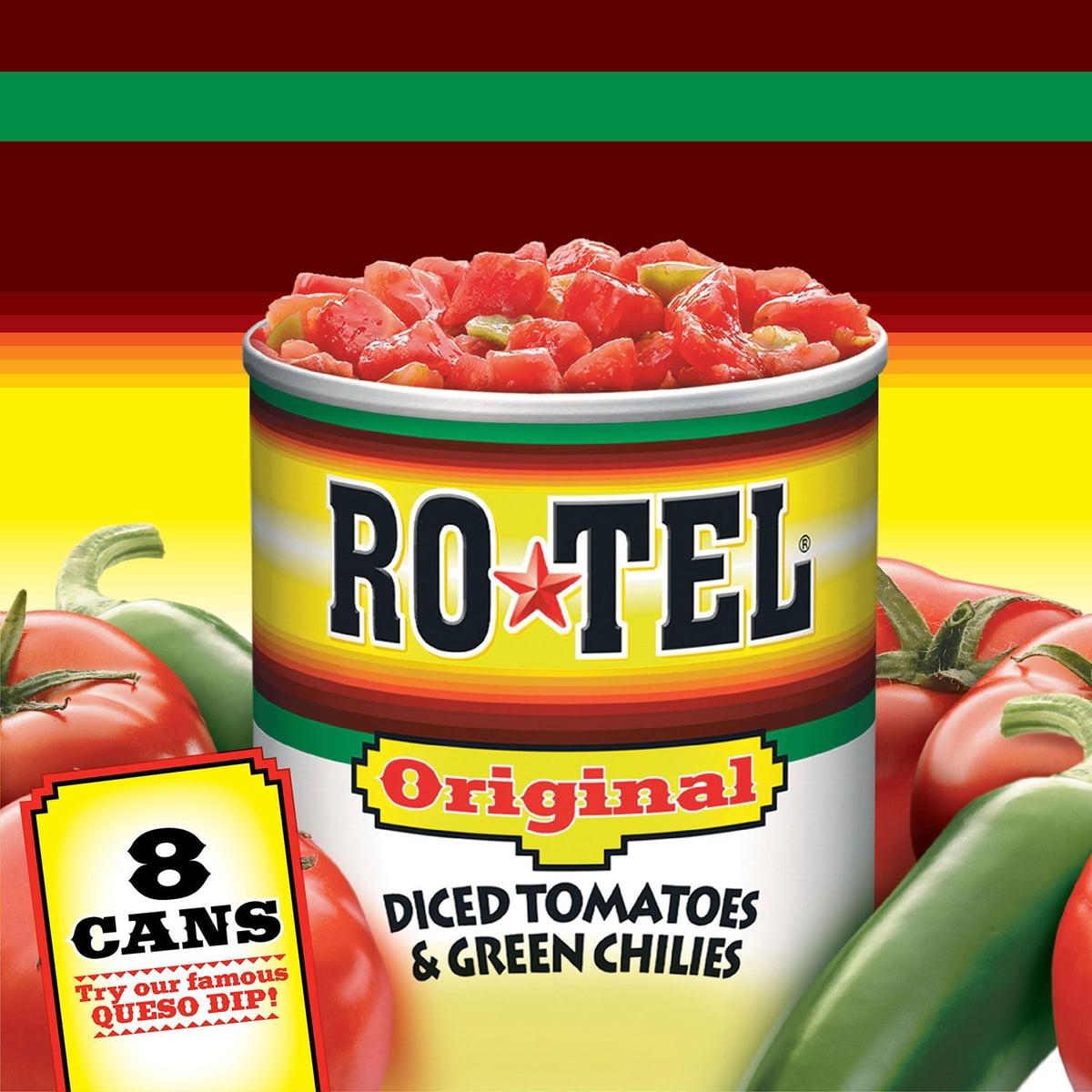 미국직구 Ro-Tel Diced Tomatoes 283g 8팩 / Ro-Tel Diced Tomatoes & Green Chilies 283g, 8 ct. 2