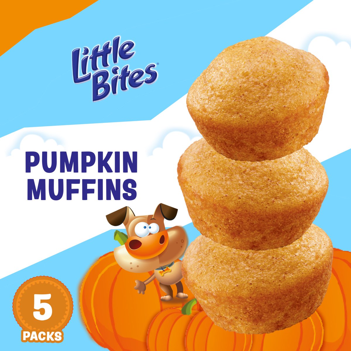 미국직구 Little Bites Pumpkin 213g / Little Bites Pumpkin Muffins, 5 count, Real Pumpkin Mini  3