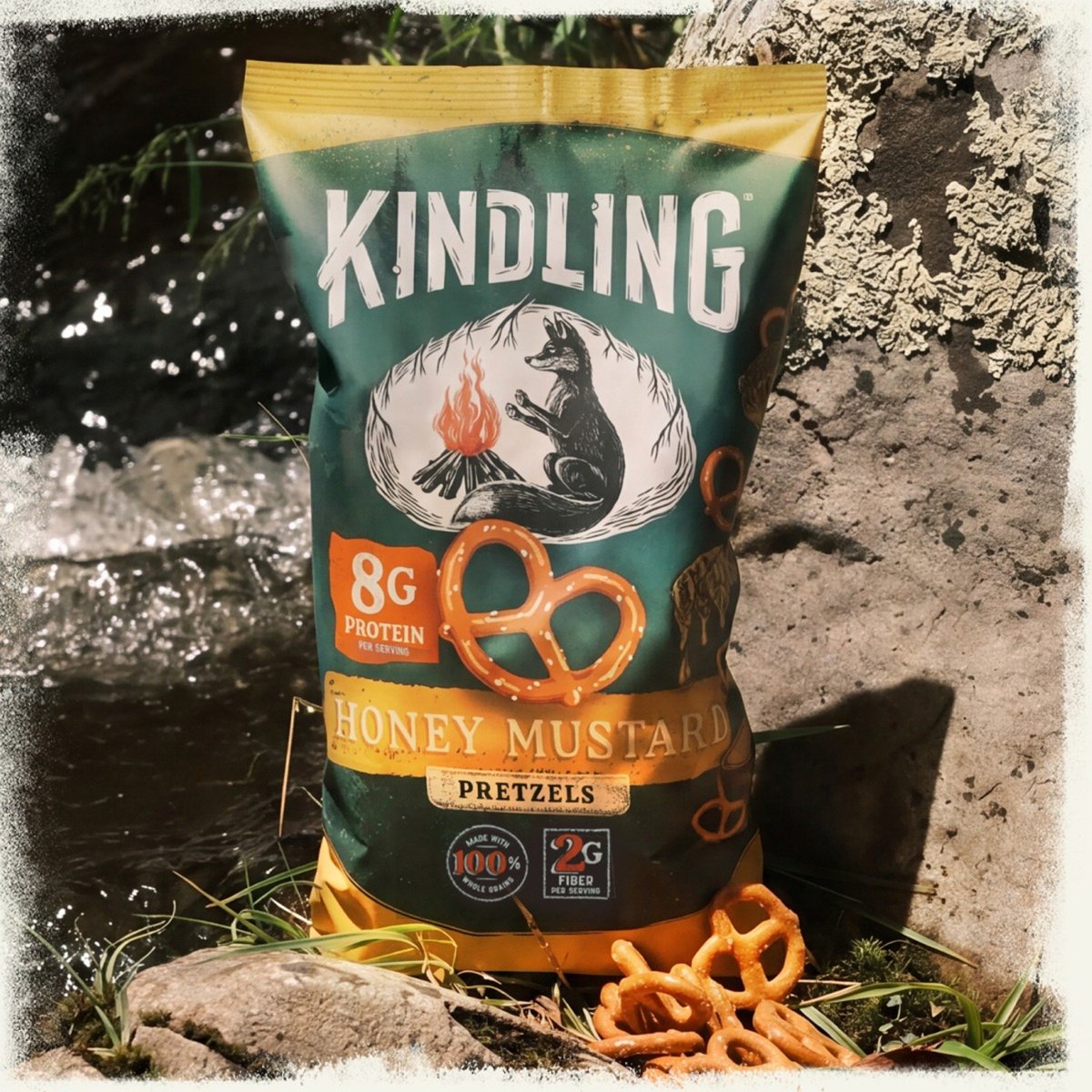 미국직구 Kindling Honey Mustard 184g / Kindling Honey Mustard Protein Pretzels, 100% Whole Gra 2