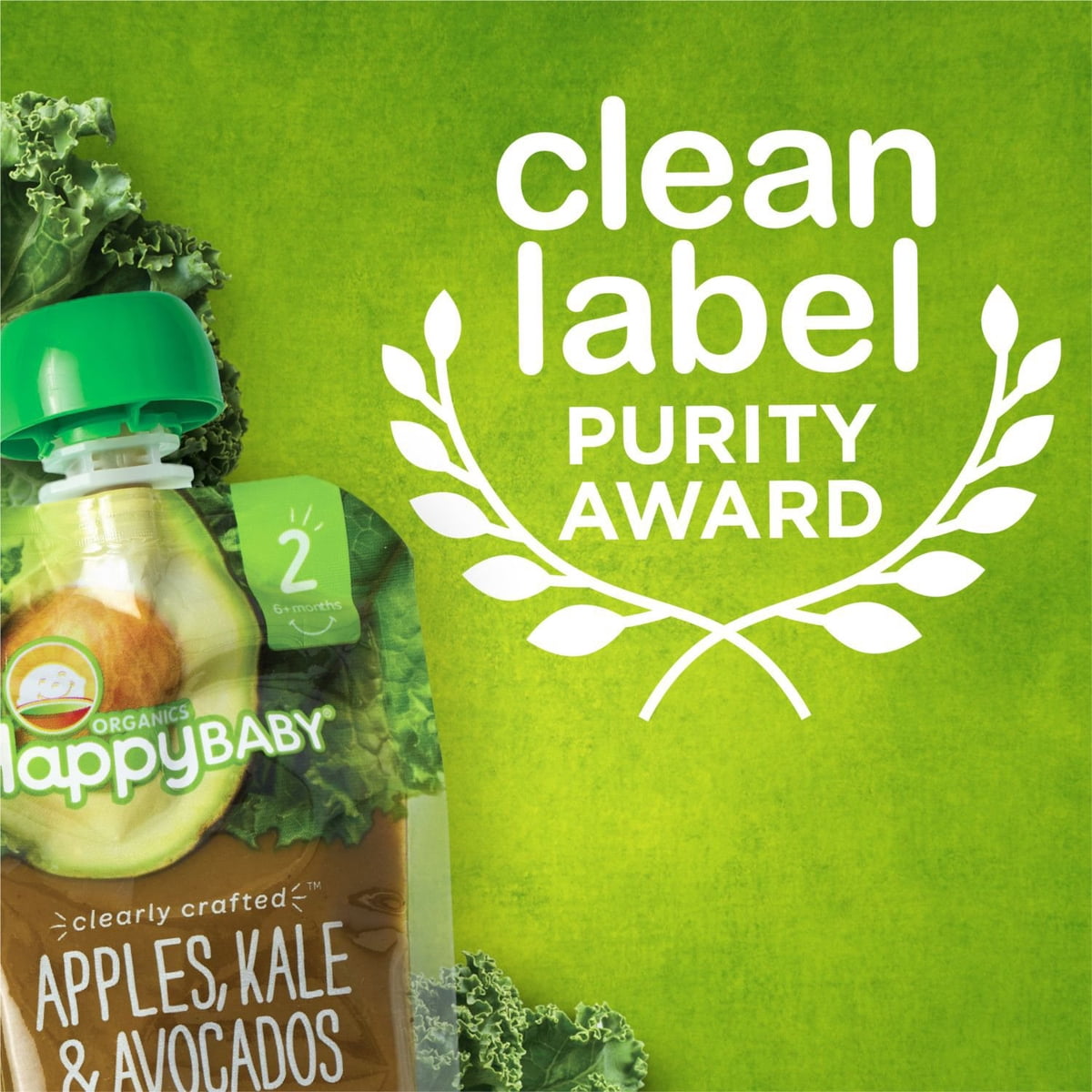 미국직구 HappyBABY Organics Clearly 113g 12팩 / HappyBABY Organics Clearly Crafted Fruit & Oat  2
