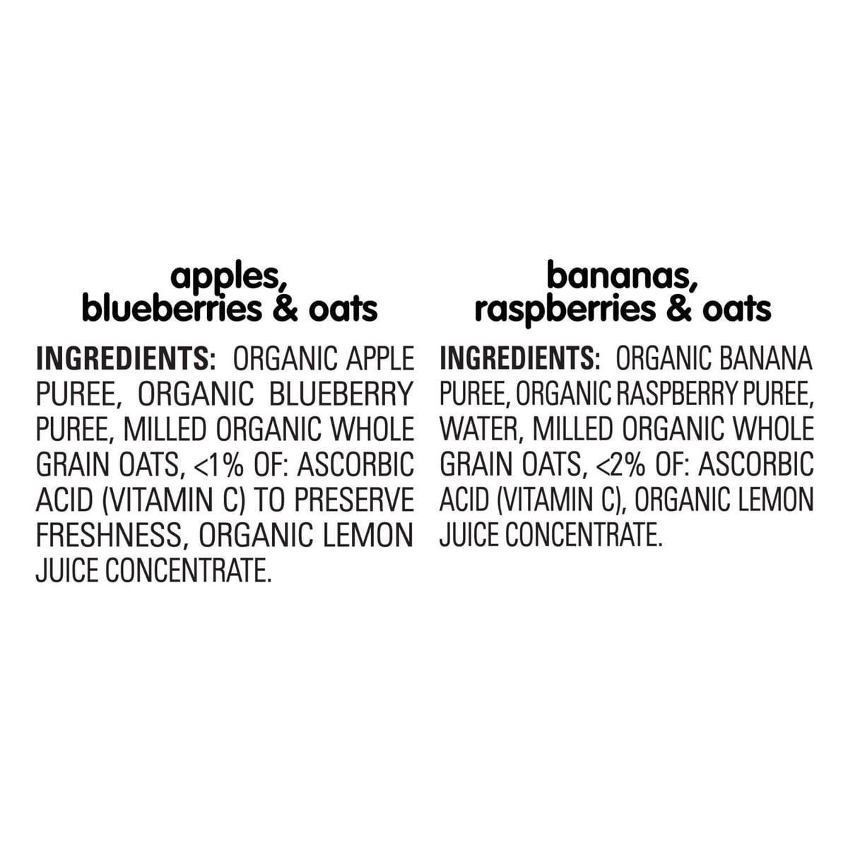 미국직구 HappyBABY Organics Clearly 113g 12팩 / HappyBABY Organics Clearly Crafted Fruit & Oat  7