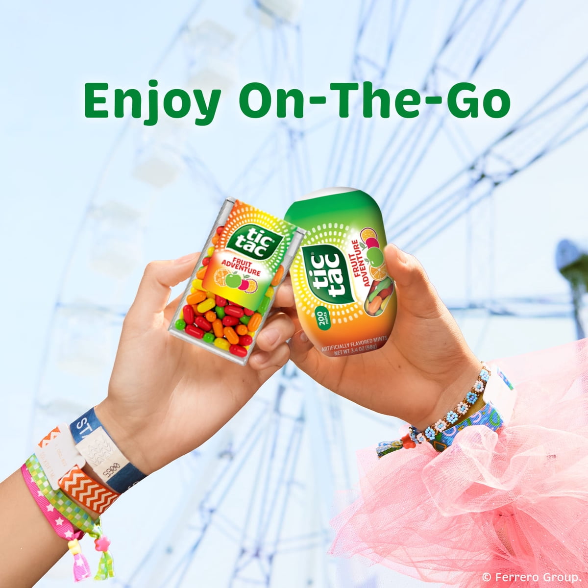 미국직구 Tic Tac Fruit 96g 2팩 / Tic Tac Fruit Adventure, On-the-Go Pocket-Sized Mints, 200 pie 4