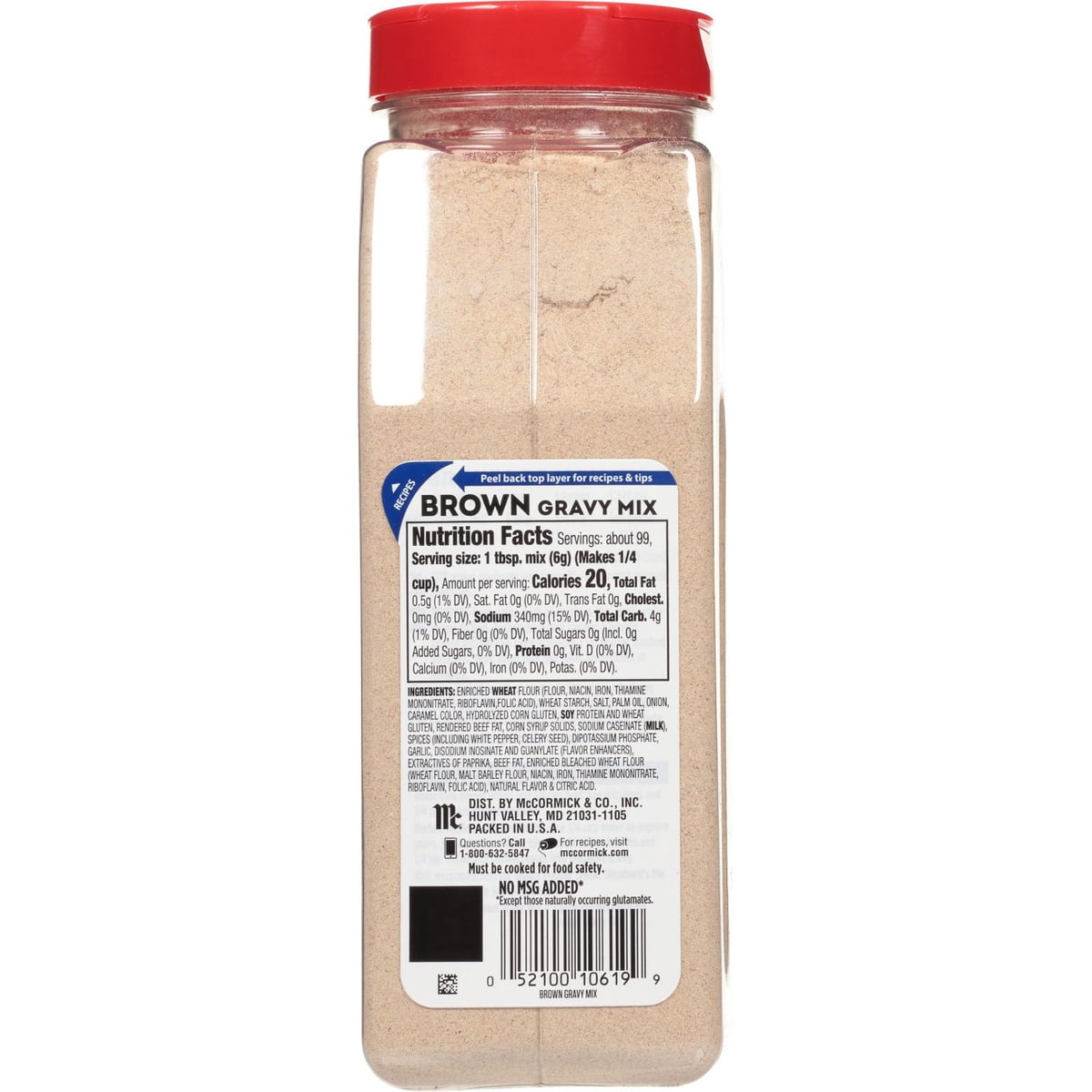 미국직구 McCormick Brown Gravy 595g / McCormick Brown Gravy Mix, 595g 6