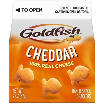 미국직구 골드피쉬 Cheddar Cheese Crackers, 2 oz Carton