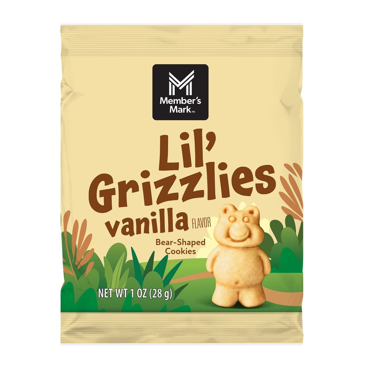 미국직구 멤버스마크 초콜릿 28g / Member's Mark Lil' Grizzlies Bear-Shaped Cookies Variety Pack, Chocol 6