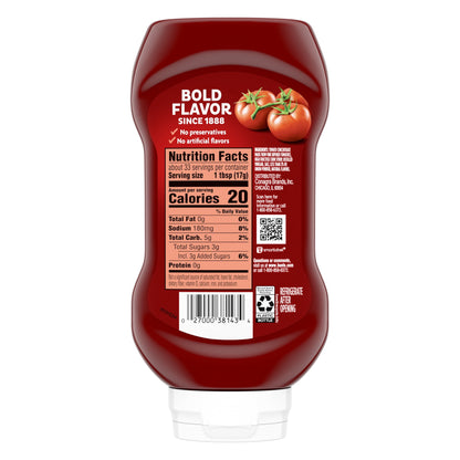 미국직구 (12 pack) Hunt’s Tomato Ketchup, 20 oz. Squeeze Bottle (Pack of 12)