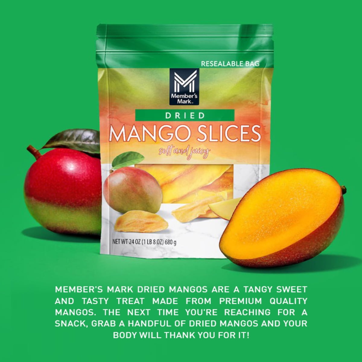 미국직구 멤버스마크 680g / Member's Mark Dried Mango, 680g 3