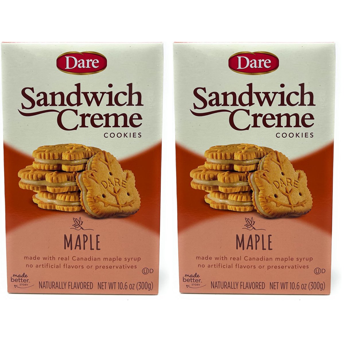 미국직구 3x Dare 과자 301g 2팩 / 3x | Dare Cookies, Maple Leaf Creme, 301g (Pack Of 2) & 2x Lotus 2