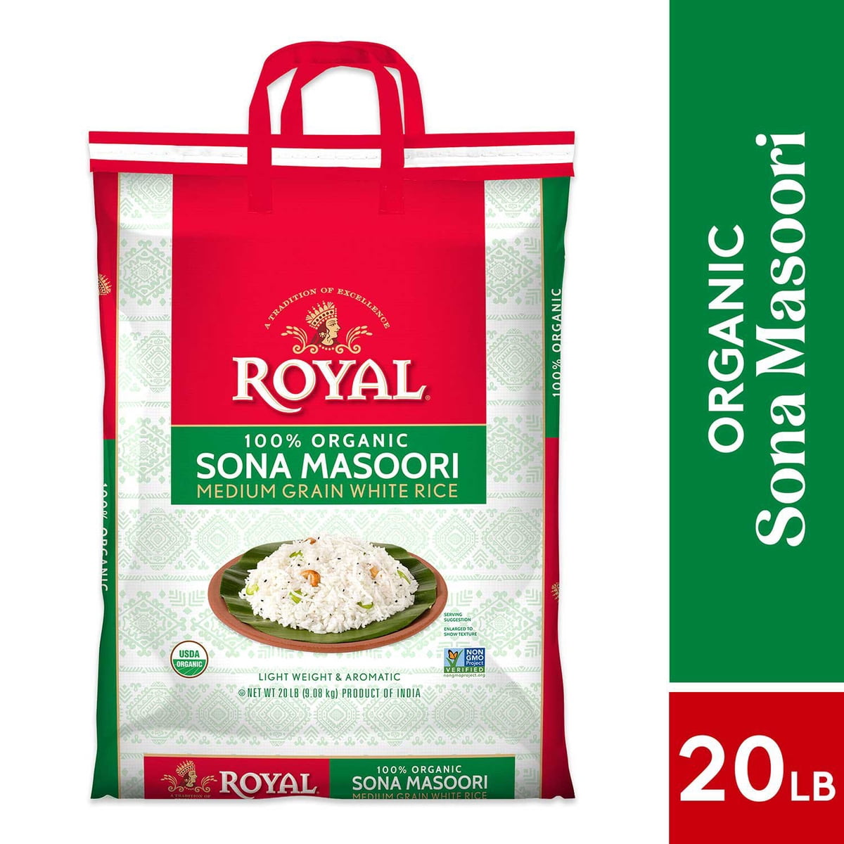 미국직구 Royal Sona Masoori / Royal Sona Masoori Organic Rice, 20 lbs. 3