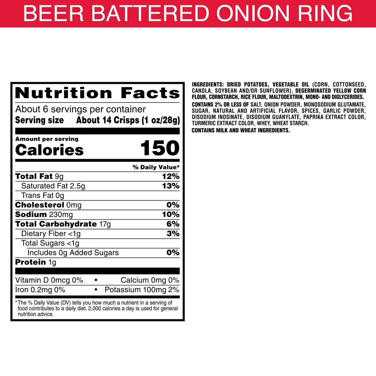 미국직구 Pringles Beer-Battered Onion 156g 2팩 / Pringles Beer-Battered Onion Ring Potato Crisp 2