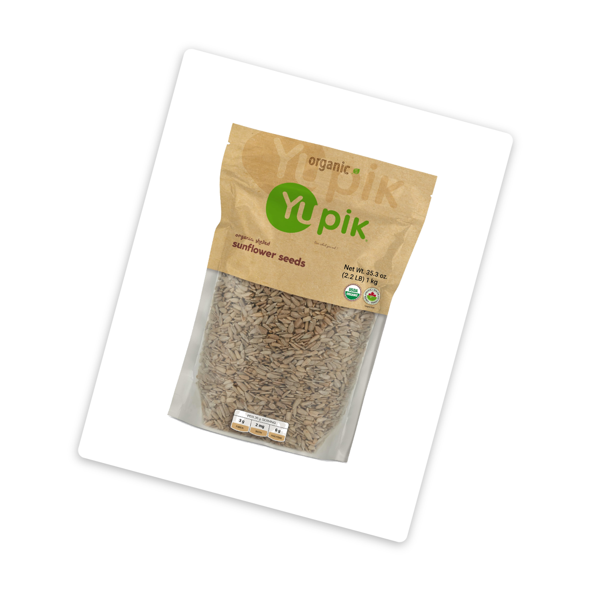 미국직구 Yupik Sunflower Seeds 57g / Yupik Sunflower Seeds, Shelled, 1 Bag, 2.2 lb, with Bybie 2
