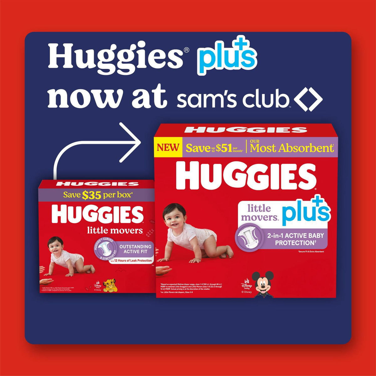 미국직구 하기스 리틀무버스 플러스 기저귀 / Huggies Little Movers Plus Baby Diapers