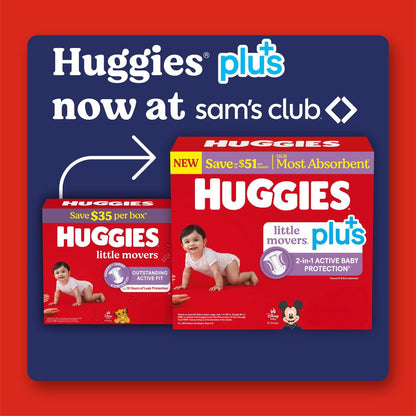 미국직구 하기스 리틀무버스 플러스 기저귀 / Huggies Little Movers Plus Baby Diapers